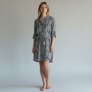 DR2 Stretch Waist Mini Dress with Pockets